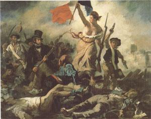 Eugene Delacroix Liberty Leading the People (mk05) Spain oil painting art
